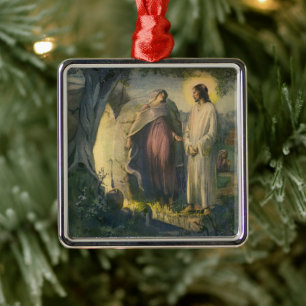 Jesus Christus durch das Grab von ML Greer erwisch Ornament Aus Metall