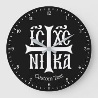 Jesus Christus erobert die Emblem-Wall-Uhr