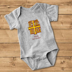 Jesus Christus erobert Emblem Baby Strampler