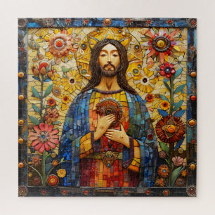 Jesus Christus Farbmosaik