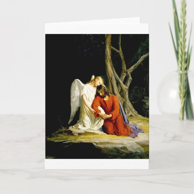 Jesus Christus Feiertagskarte (Vorderseite)