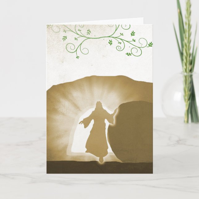 Jesus Christus Feiertagskarte (Vorderseite)