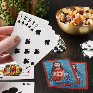 Jesus Christus Gemälde von Alfred Fox Spielkarten