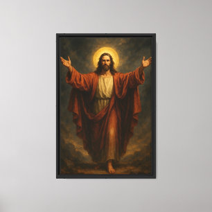 Jesus Christus Gerahmte Leinwand Mauer Kunst