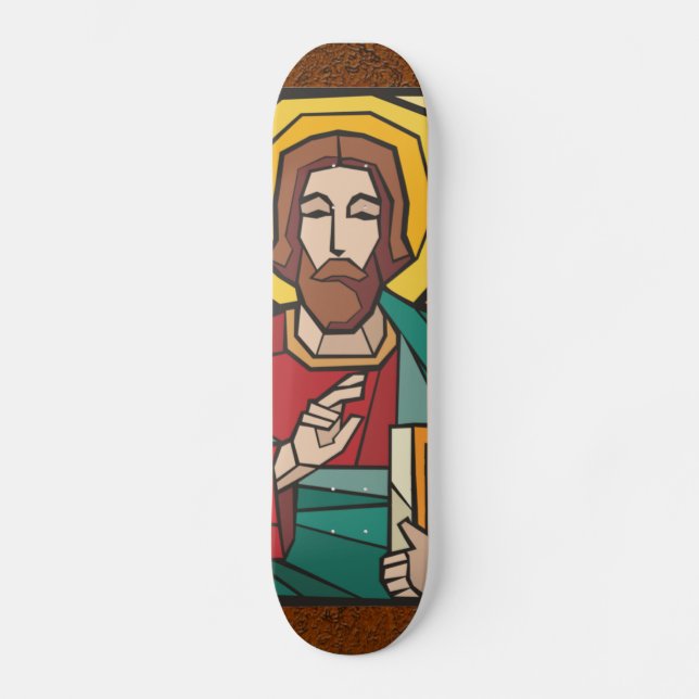Jesus Christus-Geschenke Skateboard (Vorderseite)