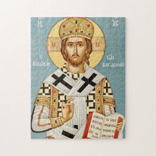 Jesus Christus hält die orthodoxe Ikone der Evange