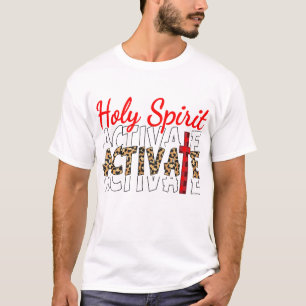 Jesus Christus Heiliger Geist aktiviert Religiöse T-Shirt