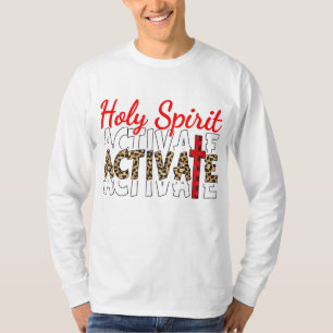 Jesus Christus Heiliger Geist aktiviert Religiöse  T-Shirt