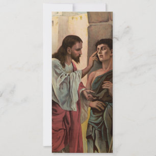 Jesus Christus heilt den blinden Mann Einladung