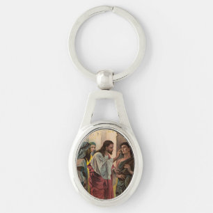 Jesus Christus heilt den Blinden Schlüsselanhänger