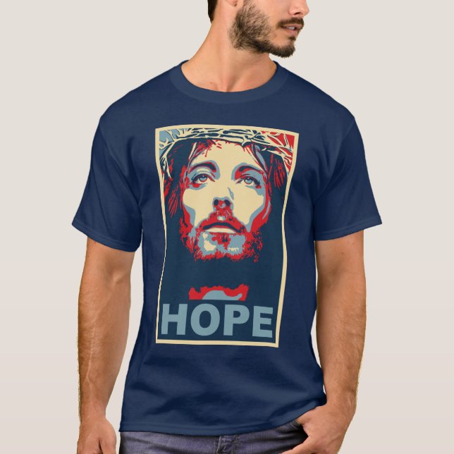 Jesus Christus-Hoffnung T-Shirt (Vorderseite)