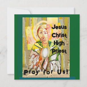 Jesus Christus Hohepriester Wohnung Dankeschön Kar Dankeskarte