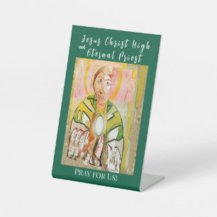 Jesus Christus Hoherpriester Karte Sockelschild