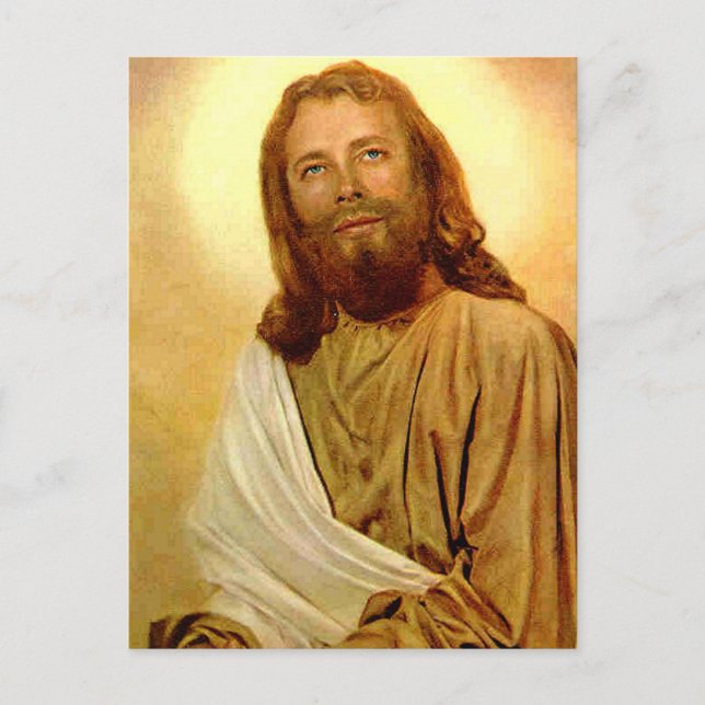 Jesus Christus Ich bin der Weg Postkarte (Vorderseite)