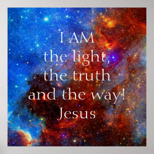 Jesus Christus Ich bin Poster