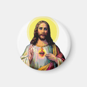 Jesus Christus im Pop-Art-Stil Magnet