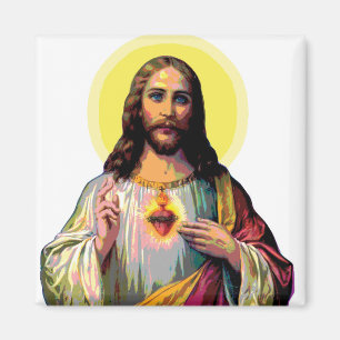 Jesus Christus im Pop-Art-Stil Magnet