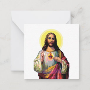 Jesus Christus im Pop Art Style Mitteilungskarte