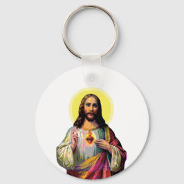 Jesus Christus im Pop Art Style Schlüsselanhänger