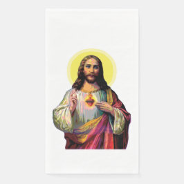 Jesus Christus im Pop Art Style Serviette
