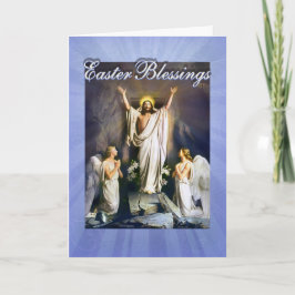 Jesus Christus ist auferstanden, Osterwiederaufers Feiertagskarte