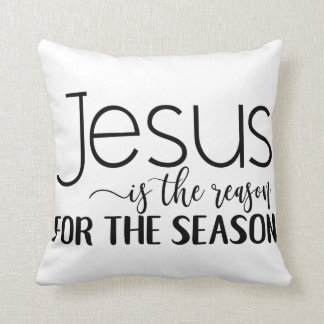 Jesus Christus ist der Grund während der Kissen