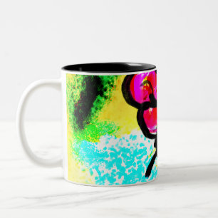 "Jesus Christus ist gestern und heute der gleiche  Zweifarbige Tasse