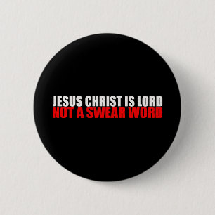 Jesus Christus ist Herr kein schwedisches Wort Button