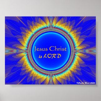 Jesus Christus ist LORD Poster