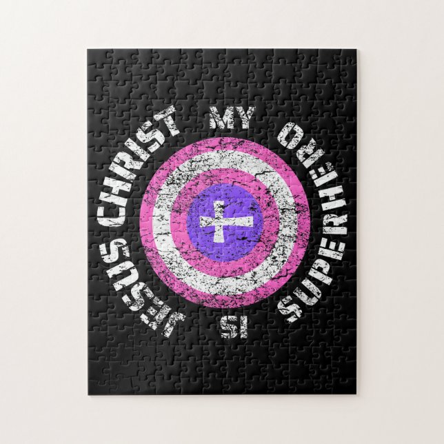 Jesus Christus ist mein Superheld Jesus (Vertikal)