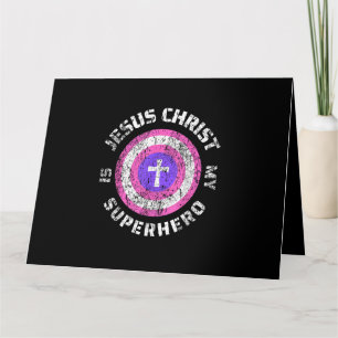Jesus Christus ist mein Superheld Jesus Christus i Karte