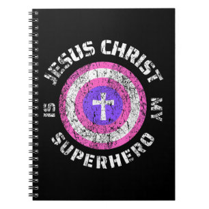 Jesus Christus ist mein Superheld Jesus Notizblock