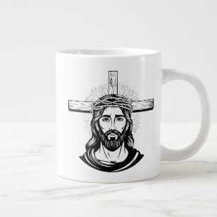 Jesus Christus Jumbo-Tasse