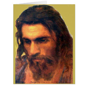 Jesus-Christus-Kopfstudie vor 1872 von I. Kramskoi