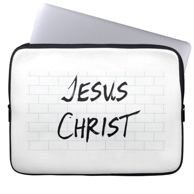 Jesus Christus Laptopschutzhülle (Vorderseite)