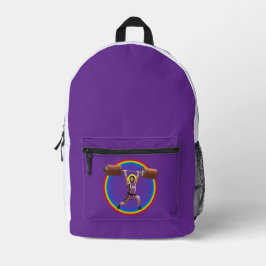 Jesus Christus macht die Sauberkeit und Jerk Bedruckter Rucksack