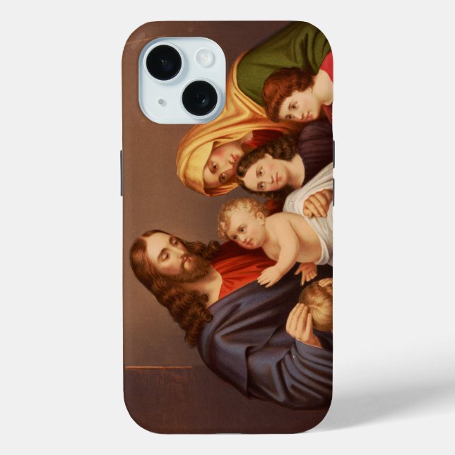 Jesus Christus mit den Kindern Case-Mate iPhone Hülle (Rückseite)