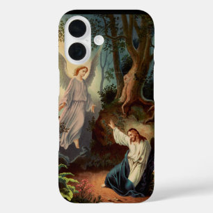 Jesus Christus mit Engel iPhone 16 Hülle