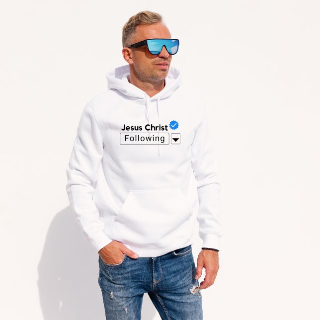 Jesus Christus nach der Bibel Verse Glaube Christl Hoodie (Von Creator hochgeladen)