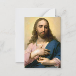 Jesus-Christus-Notizkarte Mitteilungskarte
