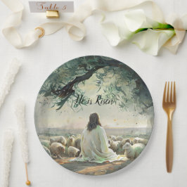 Jesus Christus Ostern katholisch religiös  Pappteller