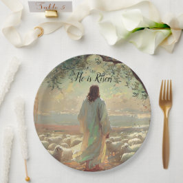 Jesus Christus Ostern Katholisch religiös Pappteller