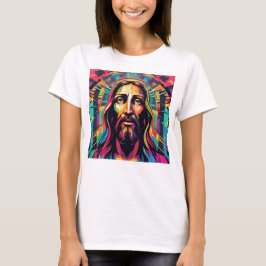 Jesus Christus Ostern Weihnachten Abstrakt T-Shirt