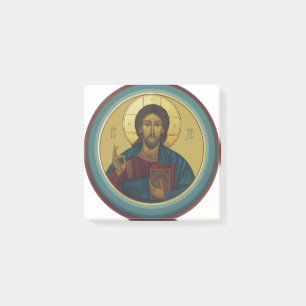 Jesus Christus Pantocrator  Post-it Klebezettel