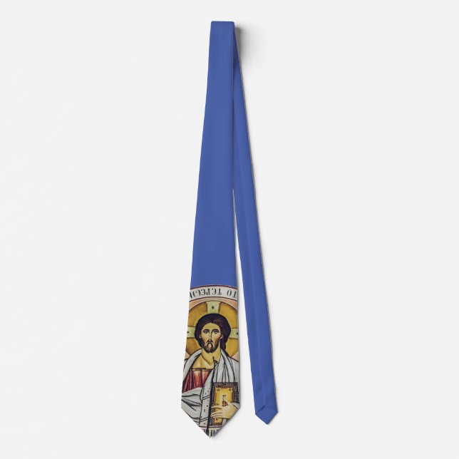 Jesus Christus Pantokrator Kuppel der Kirche Krawatte (Vorderseite)