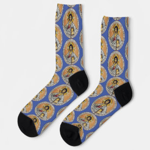 Jesus Christus Pantokrator Kuppel der Kirche Socken