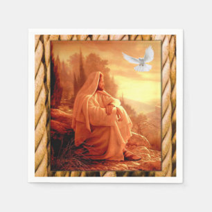 Jesus Christus-Papier Napkins Serviette