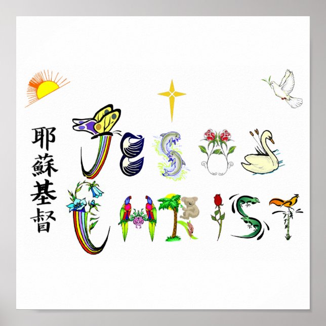 Jesus Christus Poster (Vorne)