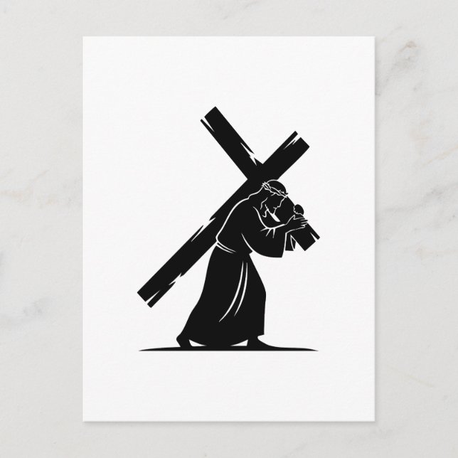 Jesus Christus Postkarte (Vorderseite)