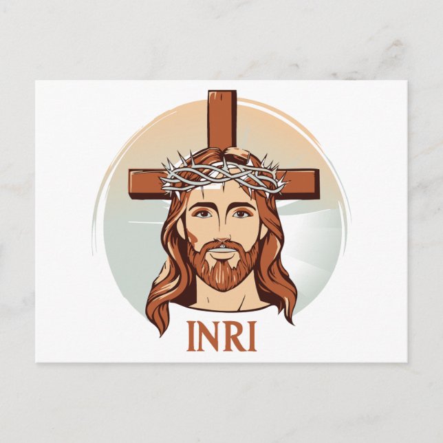 Jesus Christus Postkarte (Vorderseite)